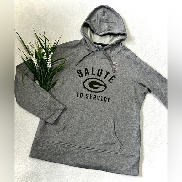 Nike Tops - Nike Green Bay Packers Salute to Service Hooded Sweatshirt - Large